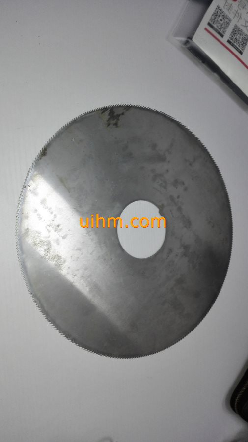induction hardening wheel gear teeth by 5KW UHF induction heaters (2)