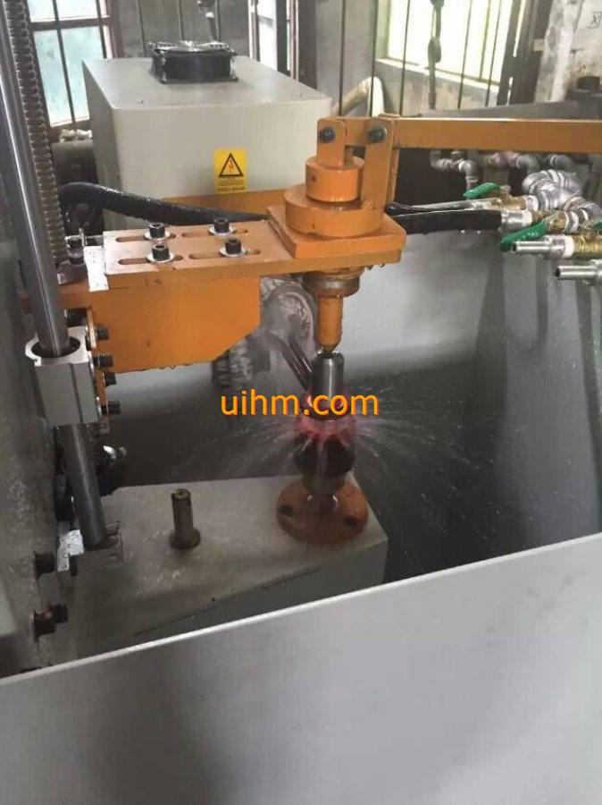 induction quenching axle by vertical quenching machine induction quenching axle by vertical quenching machine