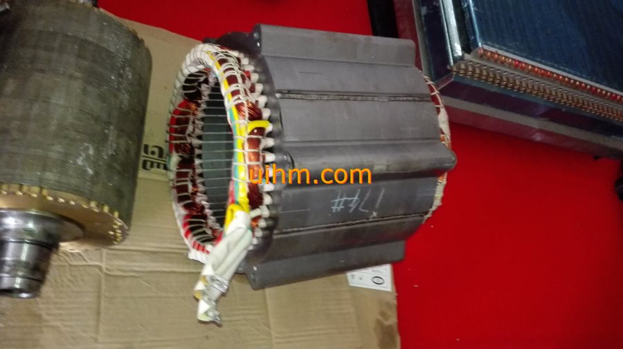 induction shrink fitting aluminum motors stators rotors (1)