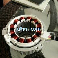 induction shrink fitting aluminum motors