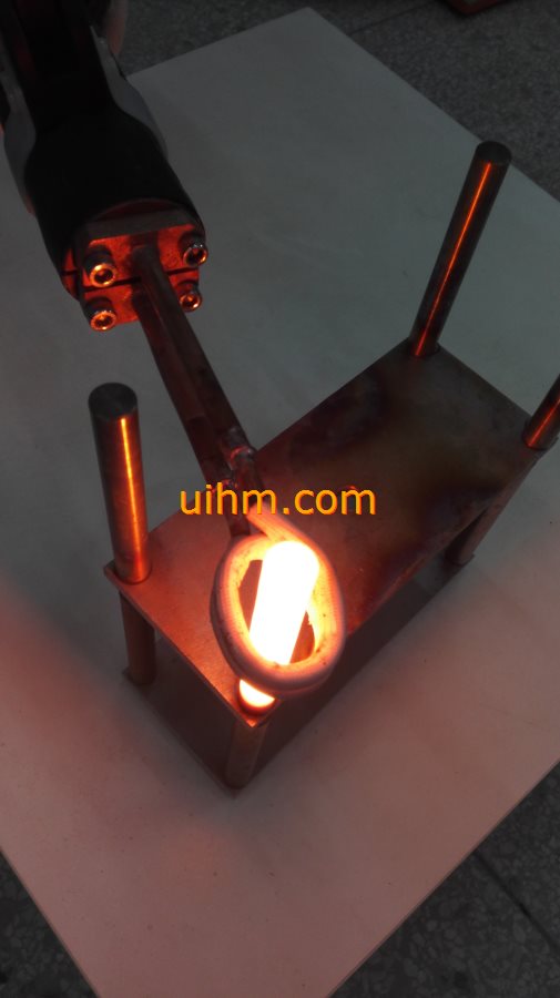 water cooled flexible handheld induction coil for heating SS steel pipe
