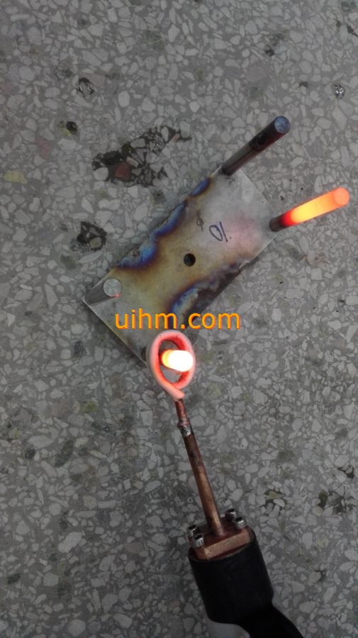 water cooled flexible handheld induction coil for heating SS steel