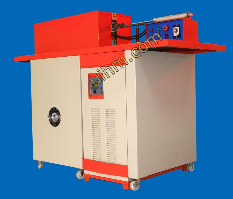 UM-40AB-MF induction heater with auto feed system for forging works UM-40AB-MF induction heater with auto feed system for forging works
