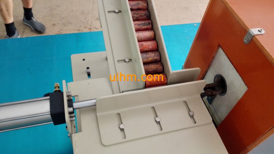 customized auto feed system for induction forging copper billets (12) customized auto feed system for induction forging copper billets (12)