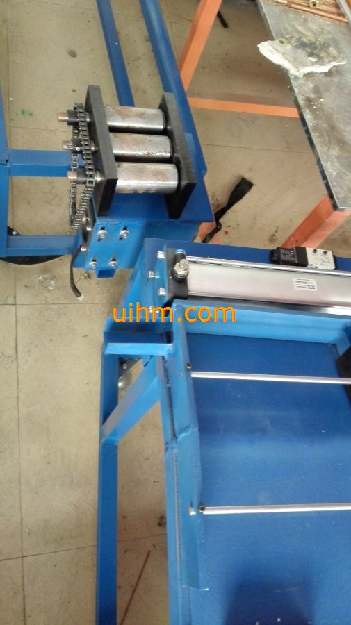 customized auto feed system for induction forging copper billets (2) customized auto feed system for induction forging copper billets (2)