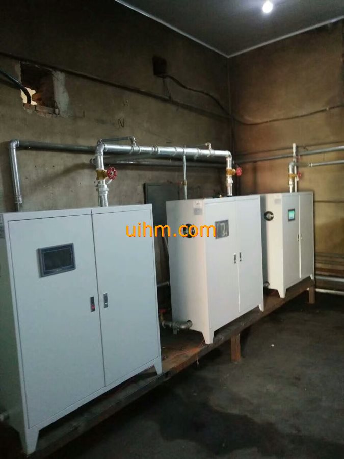 full air cooled induction heater is more safer than burning gas to provide heating for house, more than 98% of output power from induction heater can be absorbed by water (12) full air cooled induction heater is more safer than burning gas to provide heating for house, more than 98% of output power from induction heater can be absorbed by water (12)