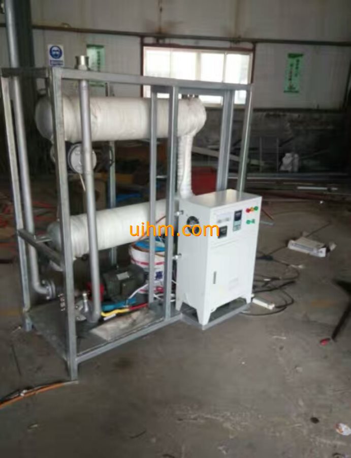 full air cooled induction heater is more safer than burning gas to provide heating for house, more than 98% of output power from induction heater can be absorbed by water (8) full air cooled induction heater is more safer than burning gas to provide heating for house, more than 98% of output power from induction heater can be absorbed by water (8)