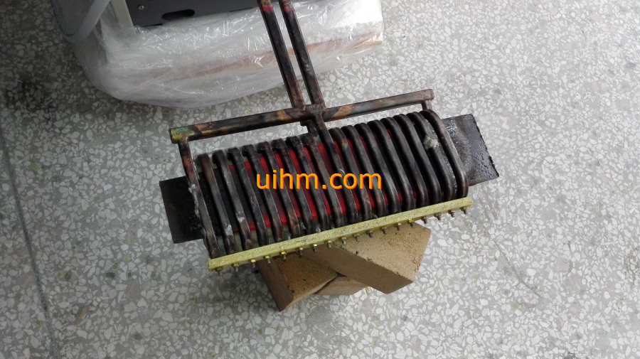 induction heating spring leaf by 120KW induction heaters (3)