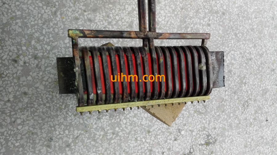 induction heating spring leaf by 120KW induction heaters (4)