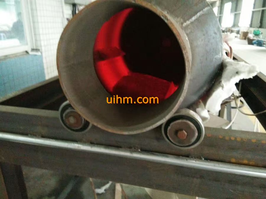 induction heating steel roller by half open induction coil (1)
