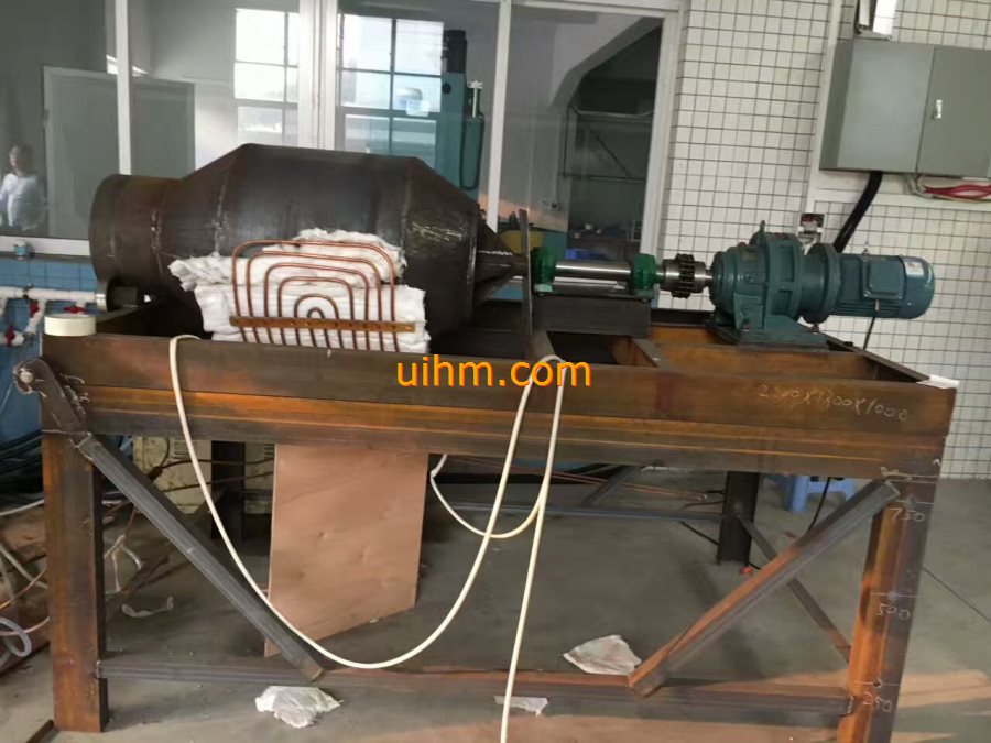 induction heating steel roller by half open induction coil (3)
