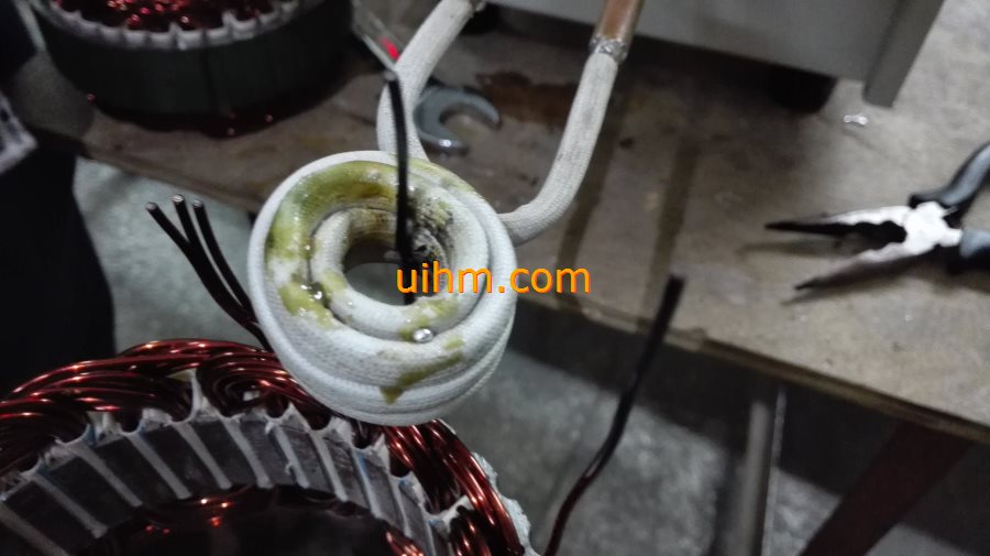 induction soldering stator partsUnited Induction Heating Machine