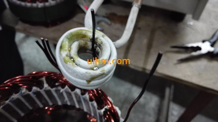 induction soldering stator partsUnited Induction Heating Machine