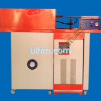 um-80ab-mf induction heating machine with auto feed system for forging work