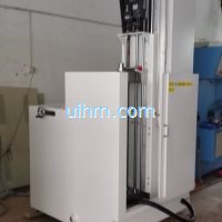 vertical induction quenching machine