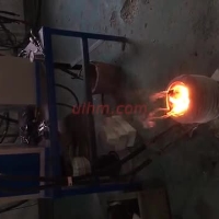 induction melting copper pipes