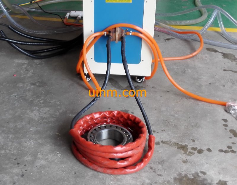 induction shrink fitting coupling hub for oil pipes project by water