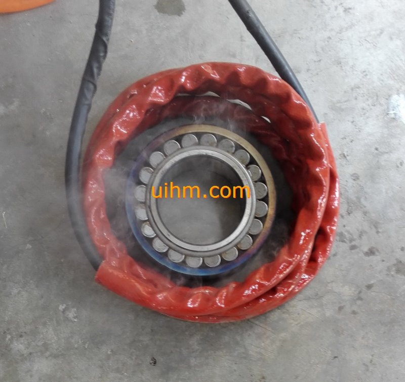 induction shrink fitting coupling hub for oil pipes project by water