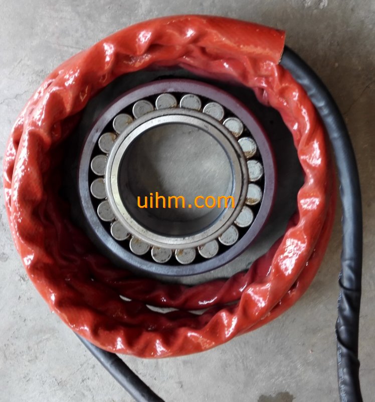 induction shrink fitting coupling hub for oil pipes project by water