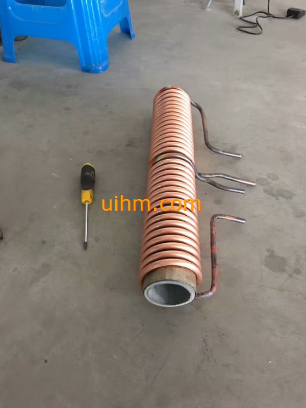 induction forging long steel rods by MF machine (2)