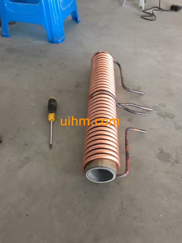induction forging long steel rods by MF machine (2)