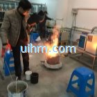 induction melting glass by special MgO crucible (3)