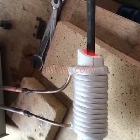 induction annealing steel rod online in ceramic tube