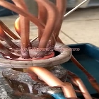 induction soldering air conditioning evaporator splitter distributor by Phosphor copper brazing  (3)