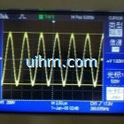 waveform of 260KHz of DSP induction heaters