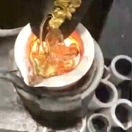 induction melting gold by 15~25KW power supply
