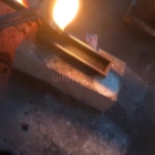 casting work after induction melting
