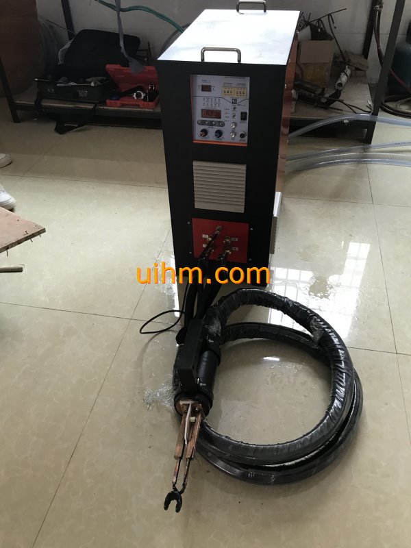 induction brazing SS steel by handheld induction coil (1)